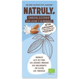 Chocolat avec Lait et Amande Sans Sucre 85g
