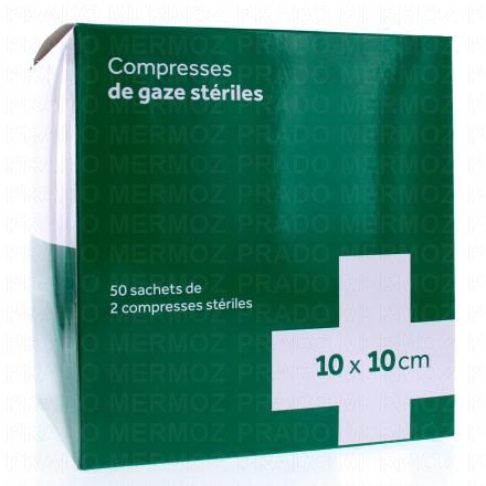 Compresse - Gaze Stérile 10x10 cm 50x2