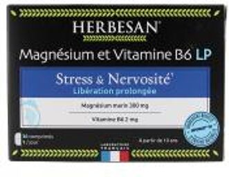 Magnésium et Vitamine B6 Libération Prolongée 30 Comprimés - Boîte 30 comprimés