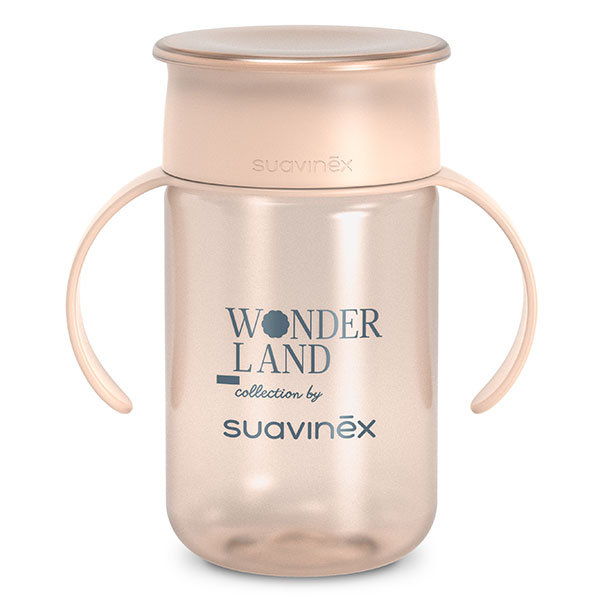 Suavinex, Wonderland, Tasse 360° +12mois - Wonderland Rose - 340ml