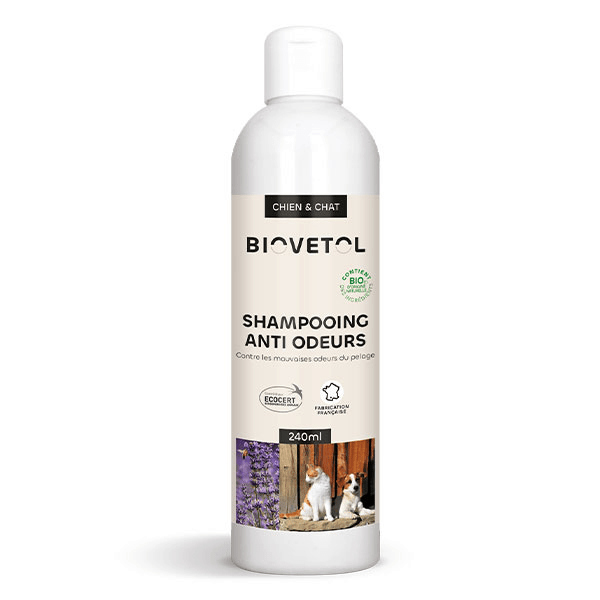 Shampooing Anti-Odeurs Bio Chien et Chat 240ml