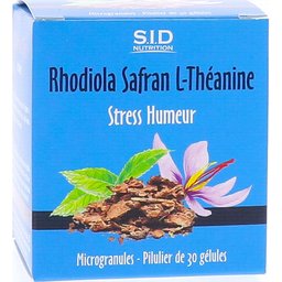 Rhodiola Safran L-Théanine Stress Humeur 30 Gélules