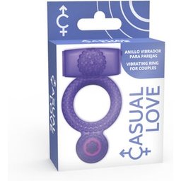 Ring Double Pleasure Lilas 1pc