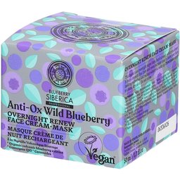 Blueberry Siberica Masque de Nuit Réparateur Myrtille Sauvage Anti-Ox
