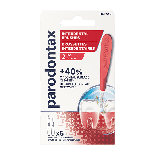 Brossettes Interdentaires taille 2 (0,5 mm) avec capuchon