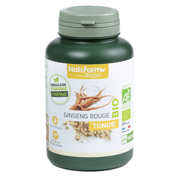 Bio Ginseng Rouge 200 gélules végétales