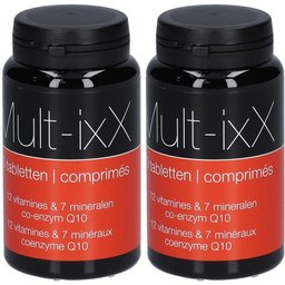 Mult-Ixx® | Complexe 12 vitamines, 7 minéraux & Q10 | Energie & vitalité
