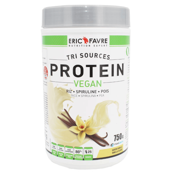 Protein Protéines Végétales Tri-Sources Vanille 500g
