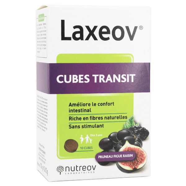 Physcience Laxeov Cubes Transit Pruneau Figue Raisin 10 cubes