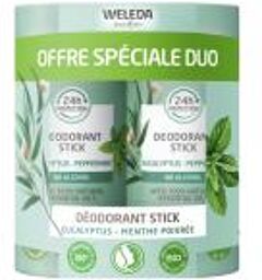Déodorant Stick Eucalyptus Menthe Poivrée Lot de 2 x 50 g - Lot 2 x 50 g