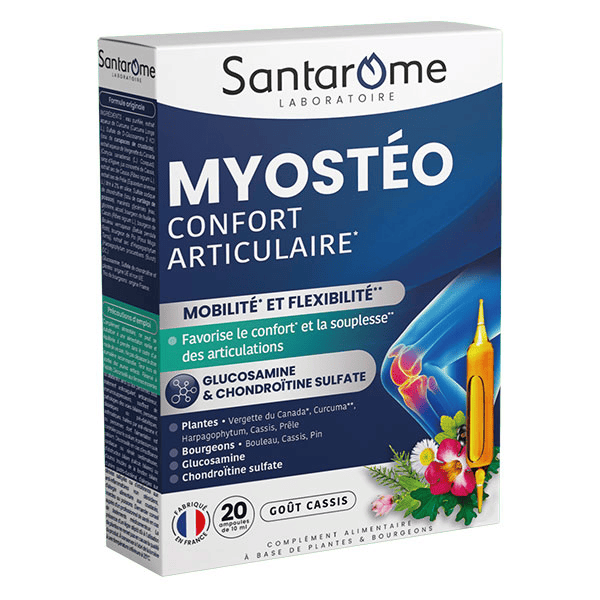 Santarome - Complément alimentaire articulations - Confort Articulaire - 20 ampoules