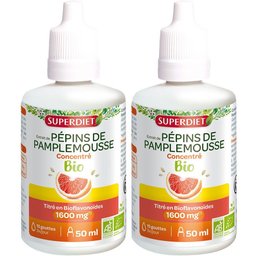 Superdiet Extrait de Pépins de pamplemousse 1600 mg BIO
