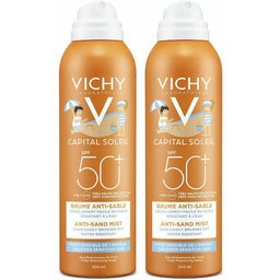 Capital Soleil Brume anti-sable enfants Spf50+ x2