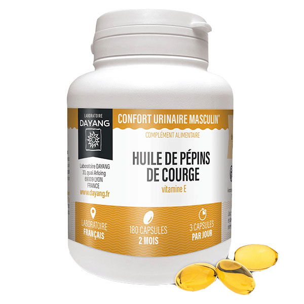 Huile de Pépins de Courge 180 capsules