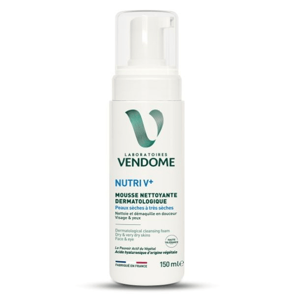 - Mousse Nettoyante Dermatologique NUTRIV+ 150ml