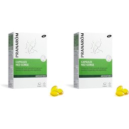 Pranarôm - Aromaforce - Capsules Nez-Gorge - Compléments Alimentaires Aux Huiles Essentielles - Origan(*) - (*) Maintient La Santé Des Voies Respiratoires - 100% Bio - 30 Capsules