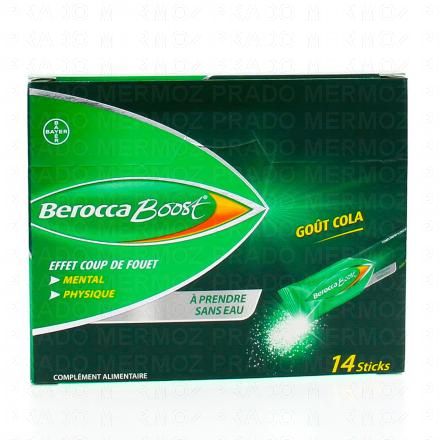Boost - absorption rapide boite de 14 sticks gout cola