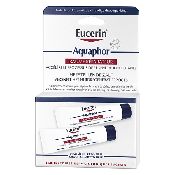 Aquaphor Baume Réparateur Cutané Peaux Sèches 2 x 10ml