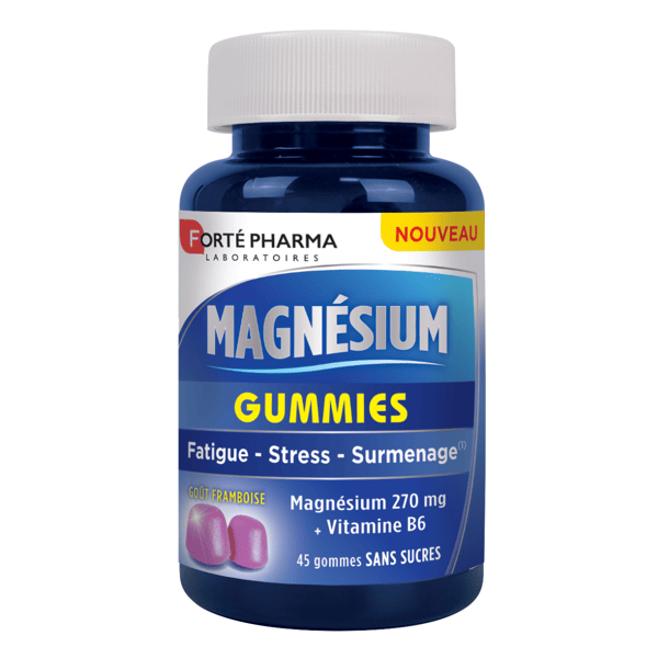 Magnésium et Vitamine B6 Stress 45 Gummies dès 4 ans