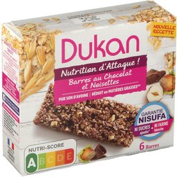 Dukan® Barres au Chocolat et Noisettes