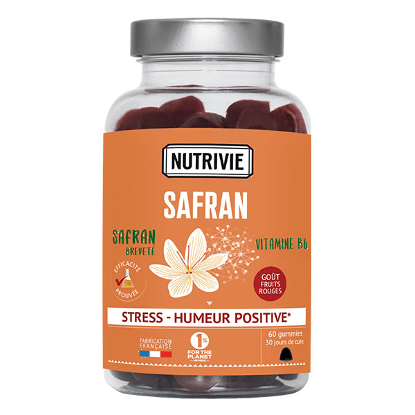 - Gummies Safran breveté & B6 - 60 Gummies