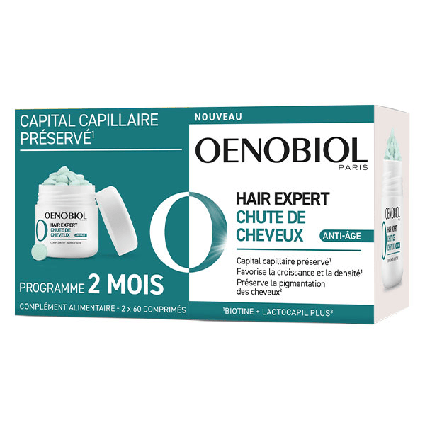 Hair Expert Chute de cheveux Anti-Âge 2 x 60 comprimés