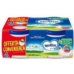 Mellin-Omo.Pollo 4X80G