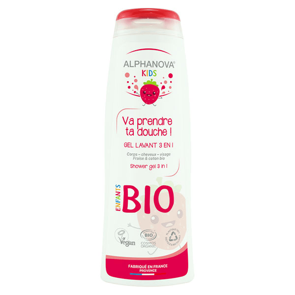 Kids Va Prendre Ta Douche Fraise Bio 250ml