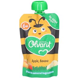 | Gourde Fruits | Bébé Dès 6 Mois| Pomme Banane