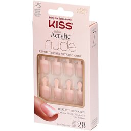 Kiss Salon Acrylic Kit Faux Ongles French Nude