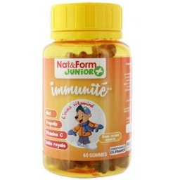 Nat Form Junior Immunités 60 Gommes