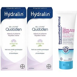 Quotidien + BepanthenDerma crème riche