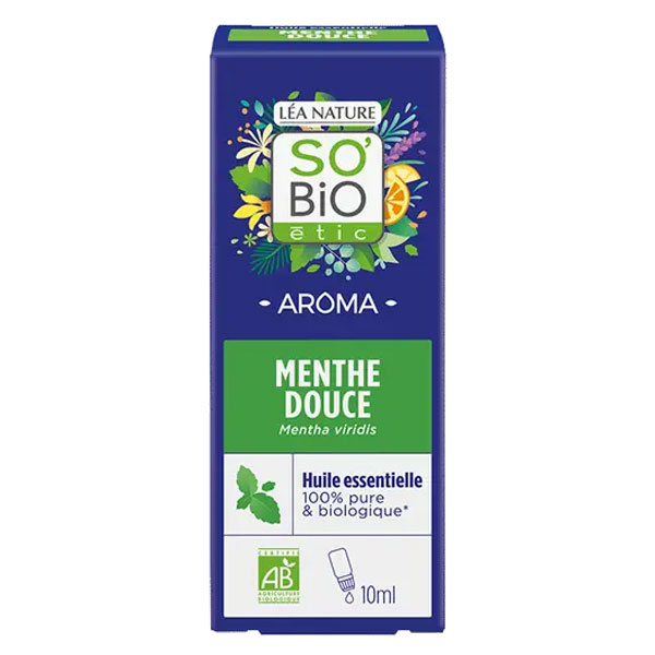 So'Bio Étic Aroma Huile Essentielle Menthe Douce Bio 10ml
