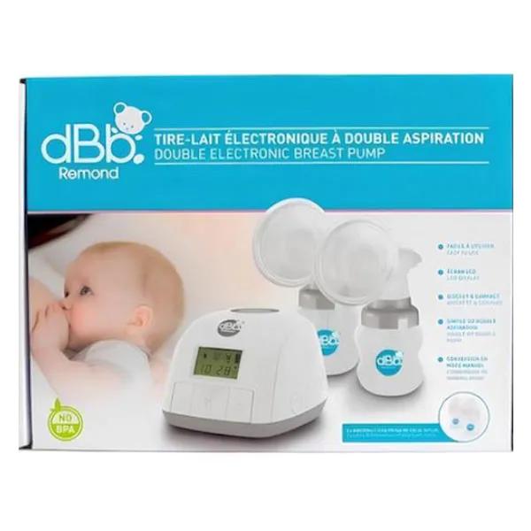 Tire-lait électronique à double aspiration 2 biberons Large Ouverture 120 ml