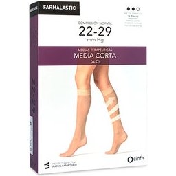 Bas De Contention Court (A-D) Compression Normale Beige TS