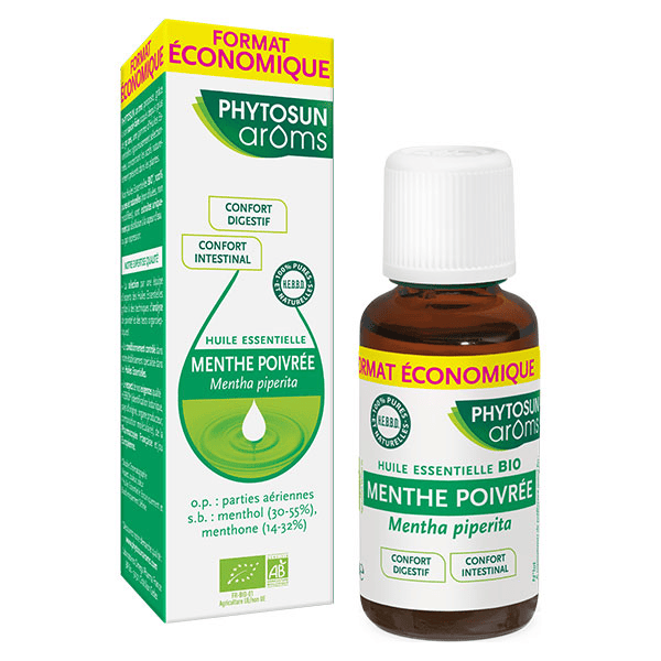 Huile Essentielle Menthe Poivrée Bio 30ml