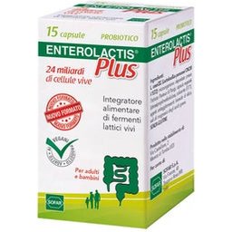 Enterolactis Plus Supplément fermentant - 15 Capsules