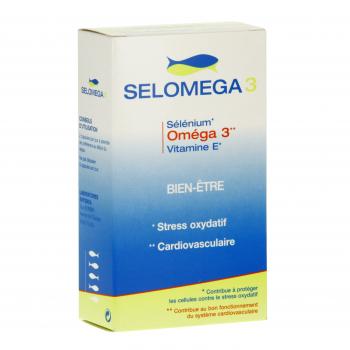 Selomega 3 selenium + omega3 + vitamine E 60 capsules
