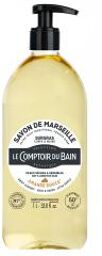 Savon de Marseille Surgras à l'Amande Douce 1 L - Flacon-Pompe 1000 ml