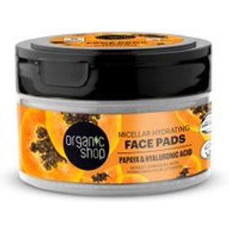 Face Pads Micellar Hydrating Papaya Hyaluronic Acid 20uds