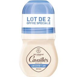 Rogé Cavaillès Anti-transpirant Absorb+ 48h Roll-on Lot de 2