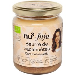 NU3 Beurre de Cacahuètes Caramélisées Bio x Jujufitcats