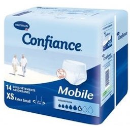 Confiance Mobile 6 Gouttes XS 14 Sous-Vêtements Absorbants