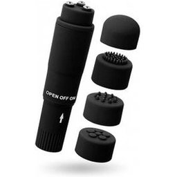 Masseur de poche Kurt noir brillant