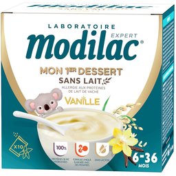 mon 1er dessert sans lait vanille 6-36 mois