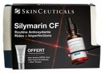 Trousse Silymarin CF Sérum Antioxydant 30 ml + Ultra Facial UV Défense SPF 50 15 ml Offert - Trousse 2 produits dont 1 offert