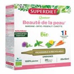 Quatuor Beauté de la Peau Bio 20 Unidoses - Boîte 20 unidoses de 15 ml
