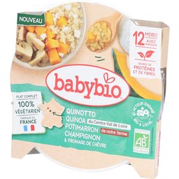 Babybio Quinotto Quinoa Potimarron Champignon & Fromage de Chèvre