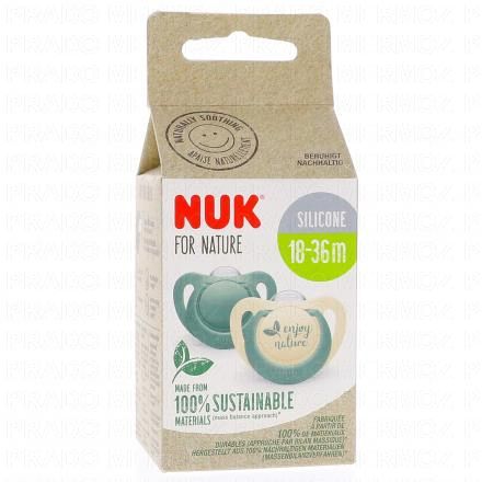 For nature - Sucettes x2 18-36 mois eucalyptus