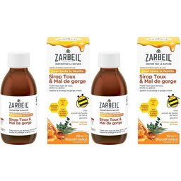 Zarbeil Sirop toux & Mal de gorge pour toute la famille